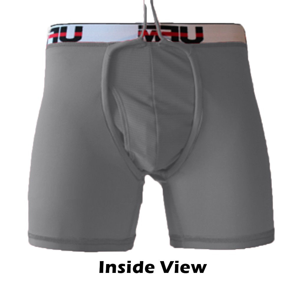 inside view of underwear for men grey boxer briefs