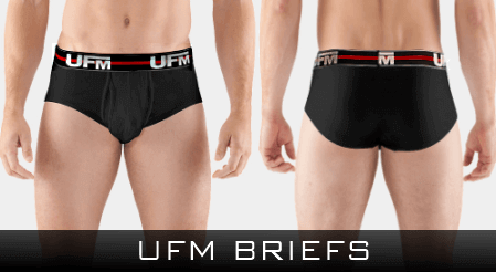underwear for men UFM briefs front and back view