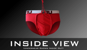 Silk Underwear Alternative UFM Briefs Inside View