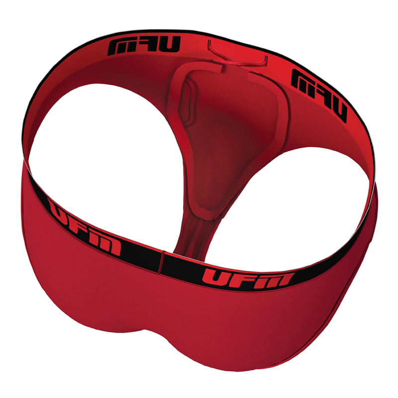 Parent UFM Underwear for Men Everyday Polyester 0 inch Brief Red Inside 800