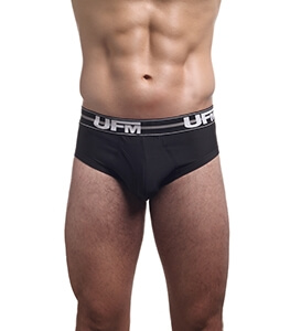 Black Brief Close Front View
