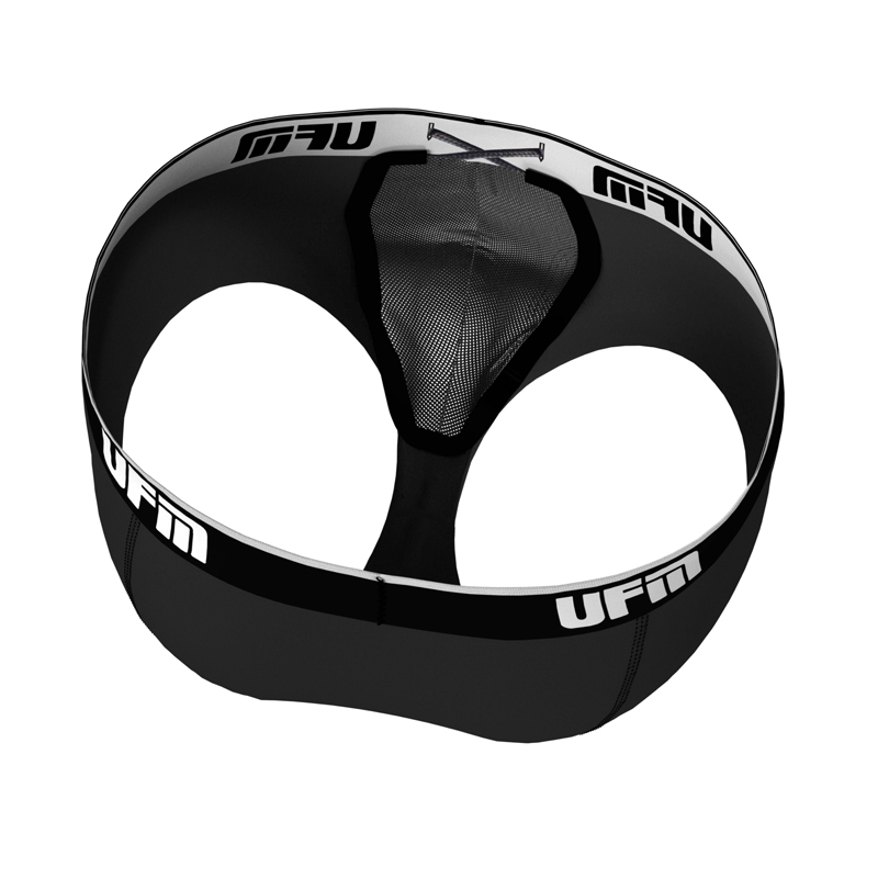 Parent UFM Underwear for Men Sport Bamboo 3 inch Trunk Black Inside 800
