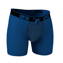 UFM Underwear for Men Royal Blue Polyester 6 inch Boxer Brief Front View 250 56-58 (Hidden)