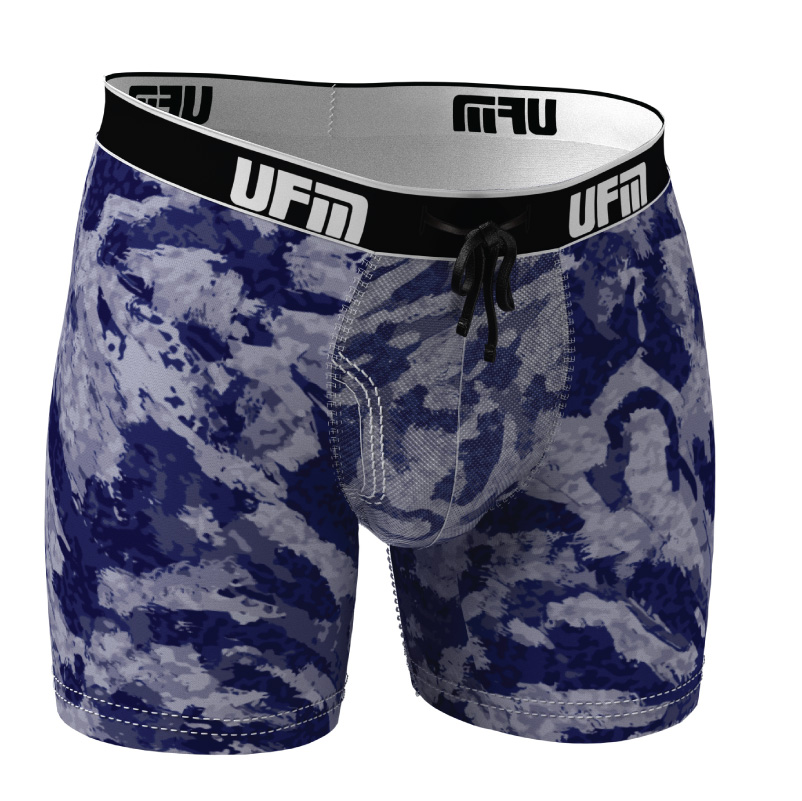 6 inch Polyester-Spandex Athletic Boxer Briefs REG Support Underwear for Men
