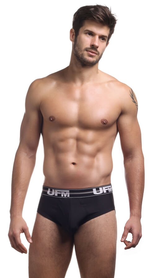 Black Brief Full Front View