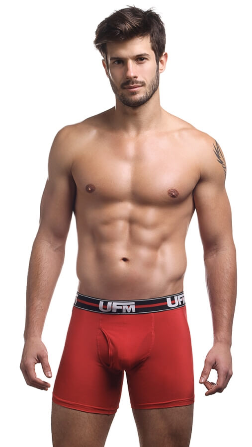 Red Boxer Brief Full Front View