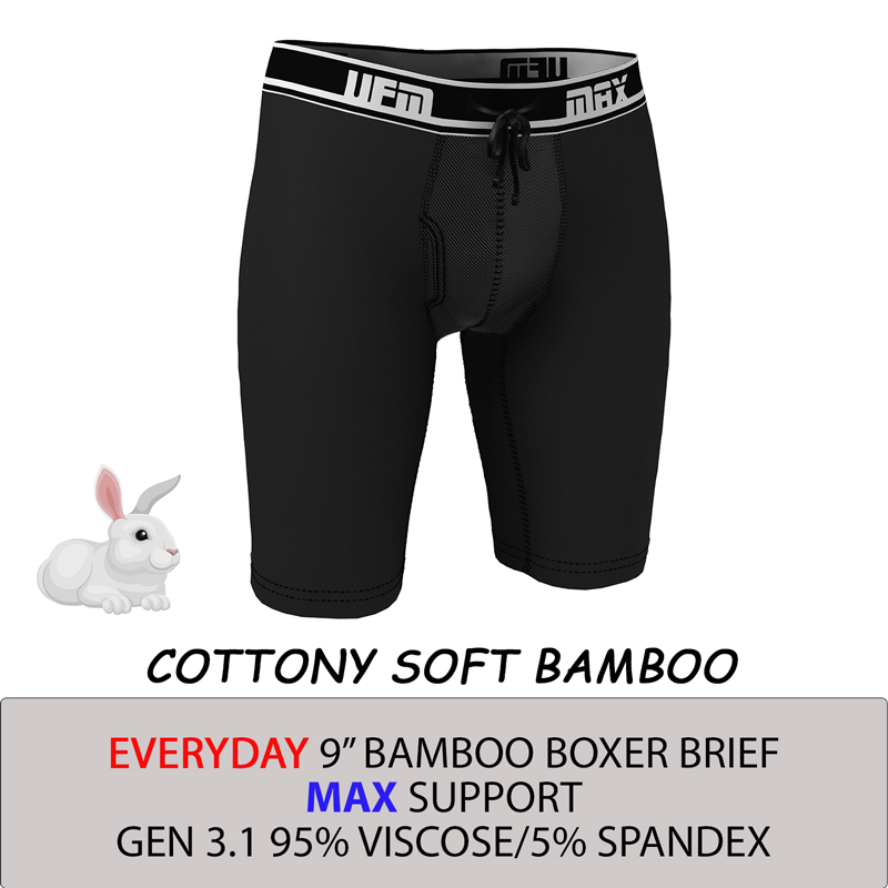 Everyday Long Boxer Brief | Bamboo Spandex | MAX Support