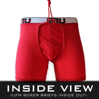 UFM Boxer Briefs Technology Underwear For Men Adjustable Pouch Support