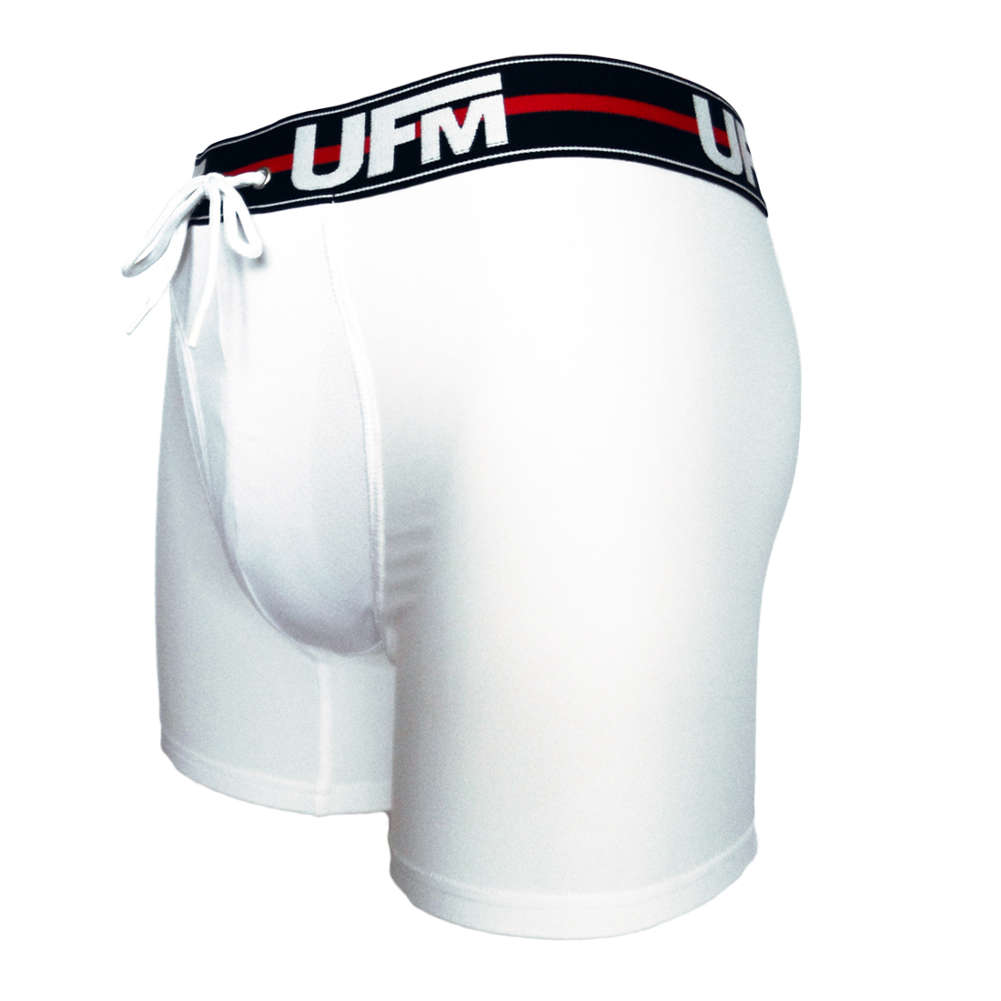 Parent UFM Underwear for Men Sport Polyester 6 inch Original Max Boxer Brief White 800