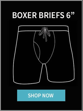 Underwear For Men boxer briefs 6 inch illustration