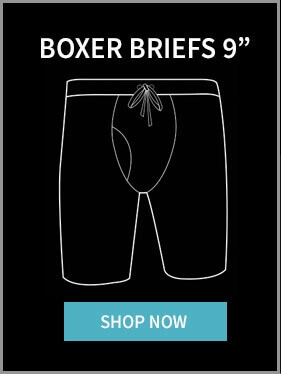 Underwear For Men boxer briefs 9 inch illustration