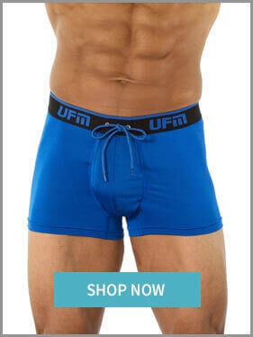 UFM 3” Trunk Briefs Adjustable Pouch Underwear Athletic Everyday Use Work